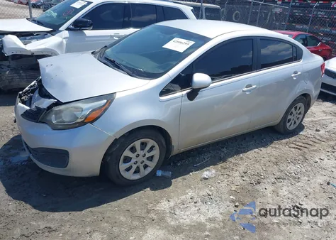 2013 Kia Rio Lx из США, поврежденный, VIN KNADM4A31D6123070